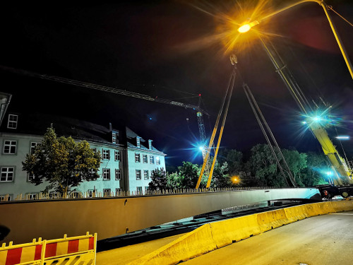 6 x 40Tonnen Stahlteile Hebung Teil 1 – Foto 25