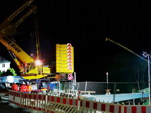6 x 40Tonnen Stahlteile Hebung Teil 1 – Foto 27