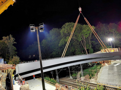 6 x 40Tonnen Stahlteile Hebung Teil 1 – Foto 33