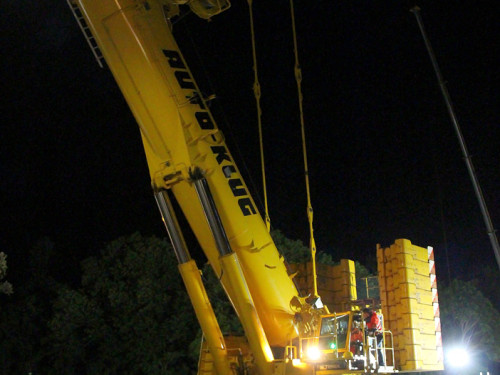 6 x 40Tonnen Stahlteile Hebung Teil 1 – Foto 35