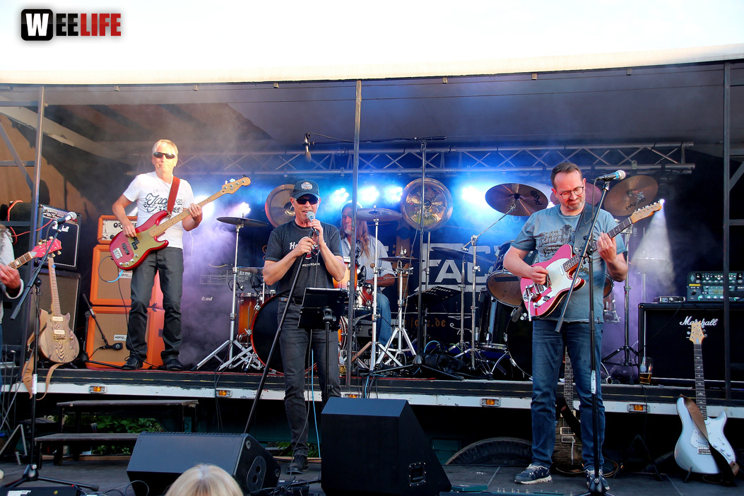 Openair Konzert  Lost Face und Blue Indigo150 Jahre Handball