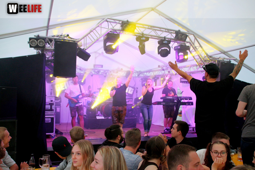 Party mit Geile Zeit Sportfest 2022 120 Jahre TuS Förbau