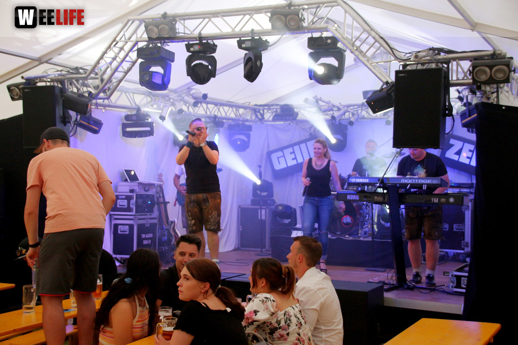 Party mit Geile Zeit Sportfest 2022 120 Jahre TuS Förbau