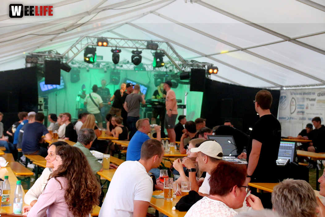 Party mit Geile Zeit Sportfest 2022 120 Jahre TuS Förbau