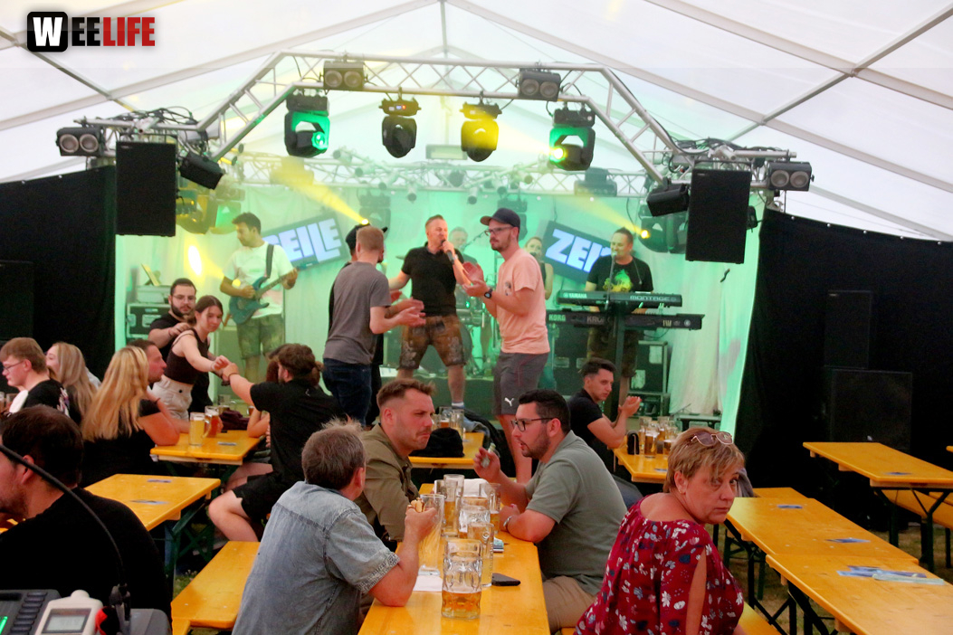 Party mit Geile Zeit Sportfest 2022 120 Jahre TuS Förbau
