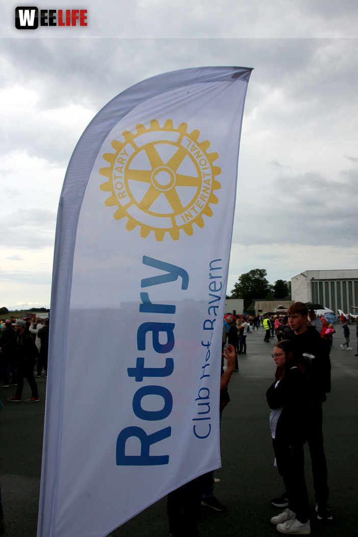 Flughafenfest 2022 Rotary Club mit den The Flying Bulls