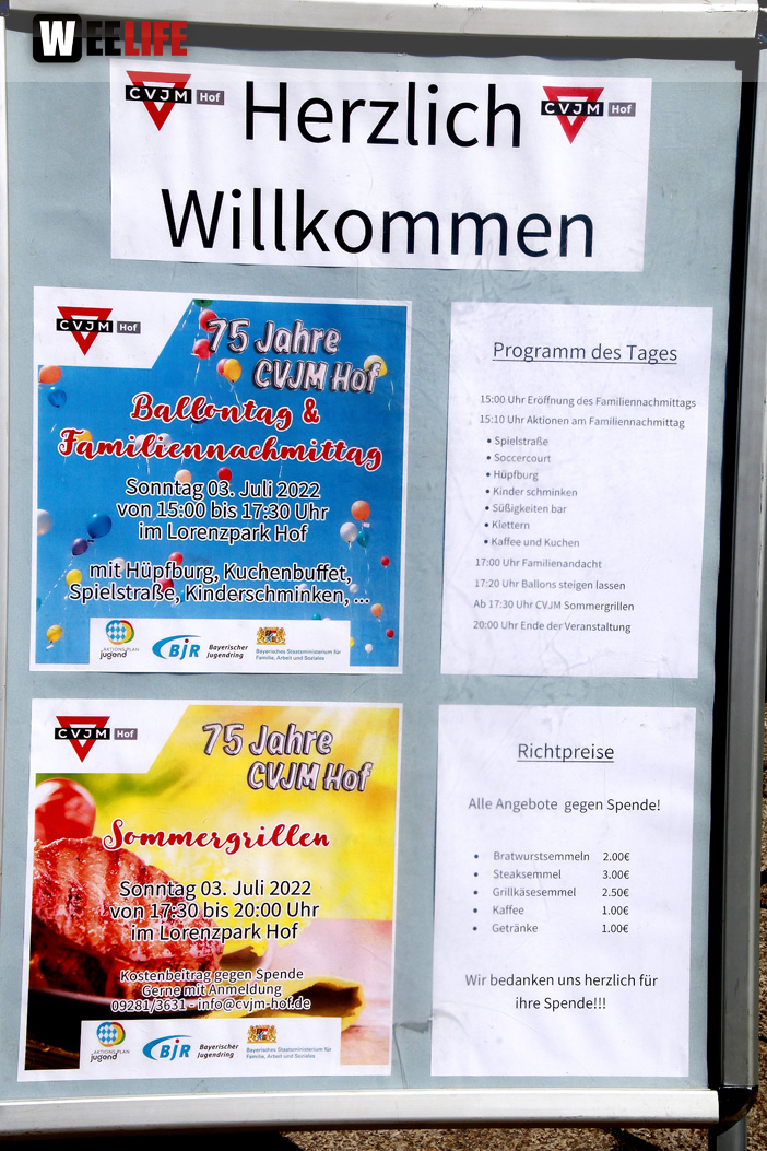 Ballontag & Sommergrillen 75 Jahre CVJM Hof