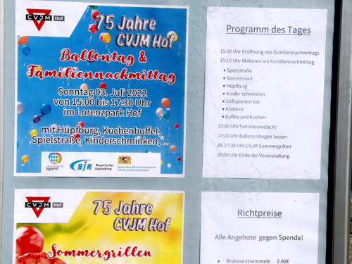 Ballontag & Sommergrillen 75 Jahre CVJM Hof – Foto 3