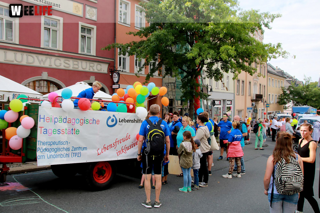 Hofer Volksfest Umzug 2022 Aufstellung Freitag