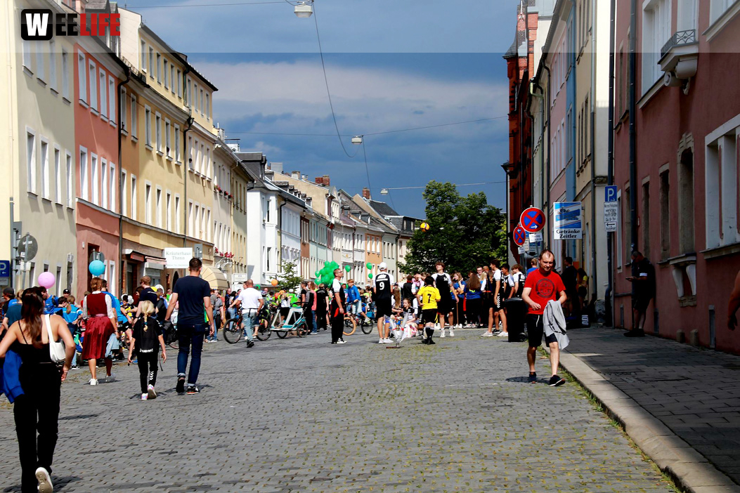 Hofer Volksfest Umzug 2022 Aufstellung Freitag