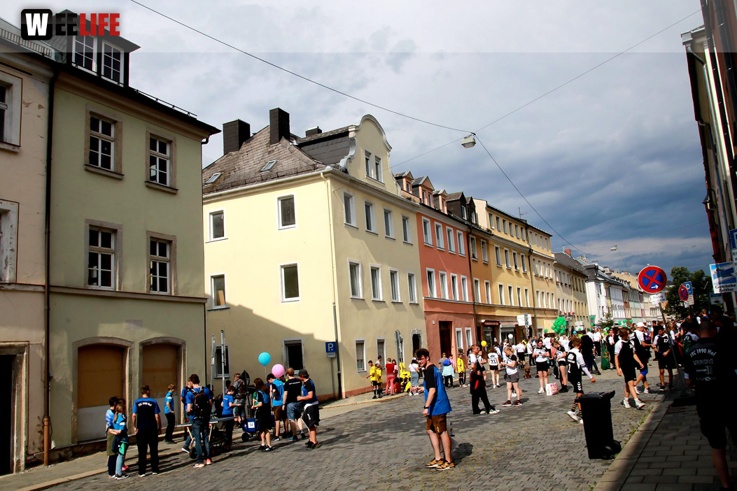 Hofer Volksfest Umzug 2022 Aufstellung Freitag
