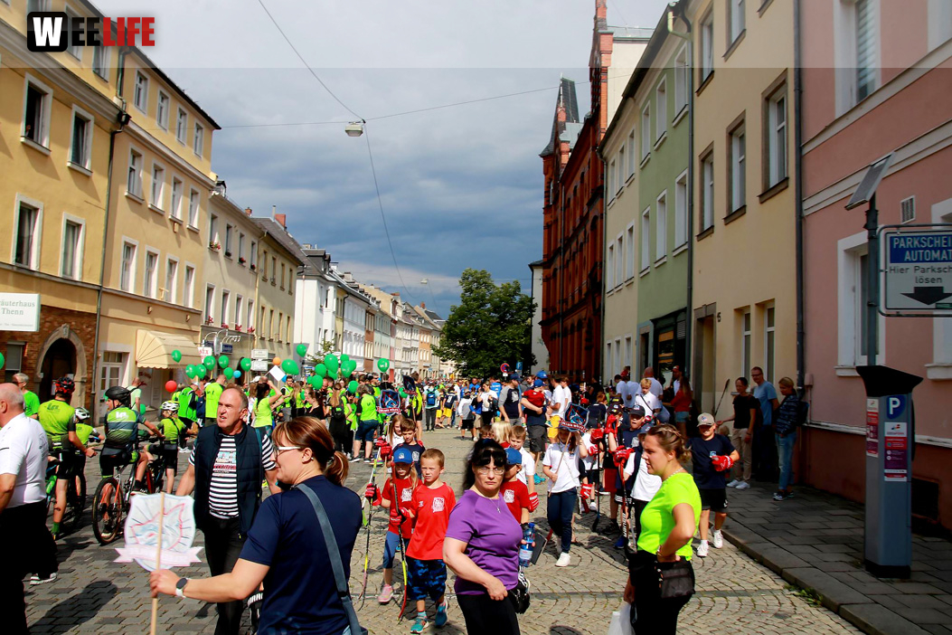 Hofer Volksfest Umzug 2022 Aufstellung Freitag