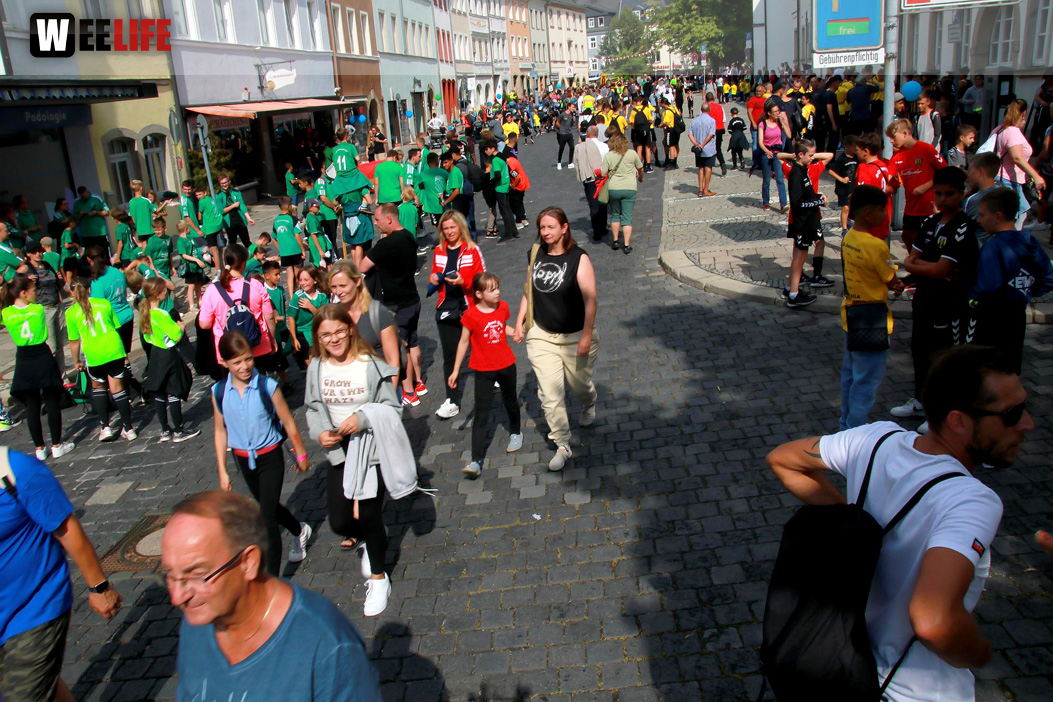 Hofer Volksfest Umzug 2022 Aufstellung Freitag