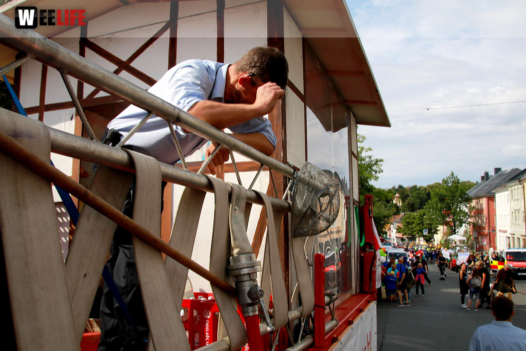 Hofer Volksfest Umzug 2022 Aufstellung Freitag