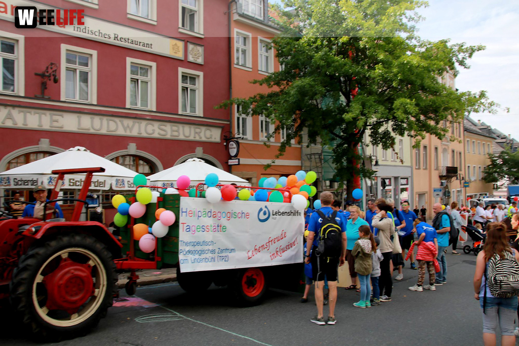 Hofer Volksfest Umzug 2022 Aufstellung Freitag