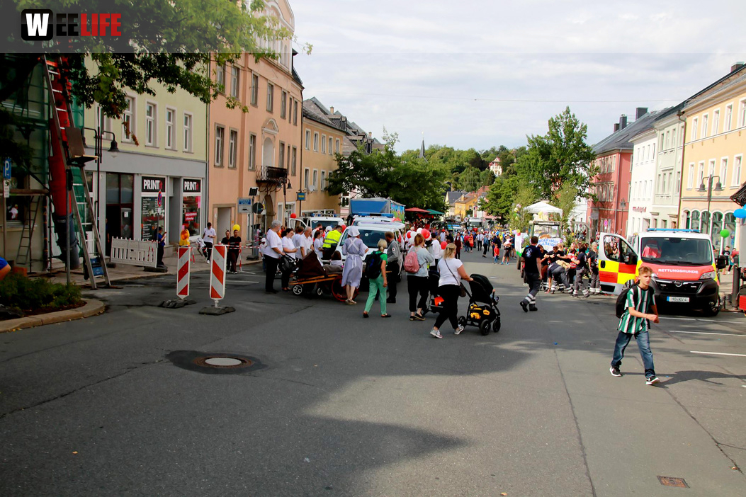 Hofer Volksfest Umzug 2022 Aufstellung Freitag