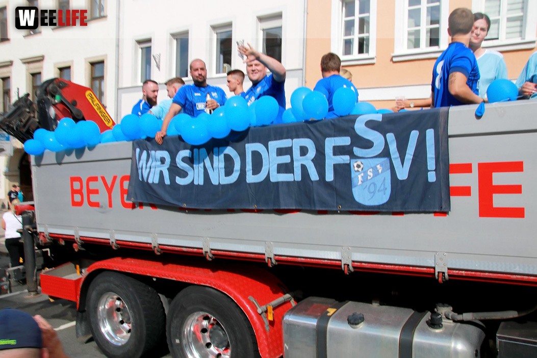 Hofer Volksfest Umzug 2022 Aufstellung Freitag