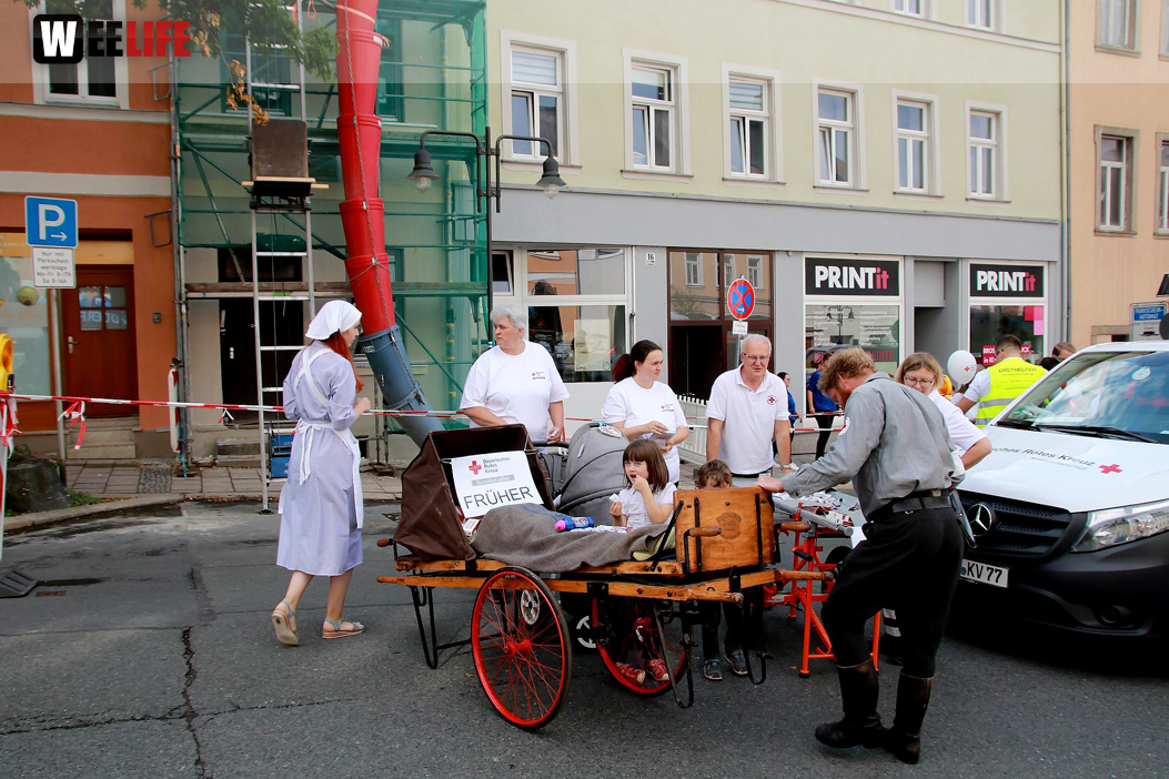 Hofer Volksfest Umzug 2022 Aufstellung Freitag
