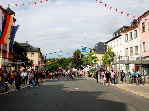 Hofer Volksfest Umzug 2022 Zuschauer – Foto 5