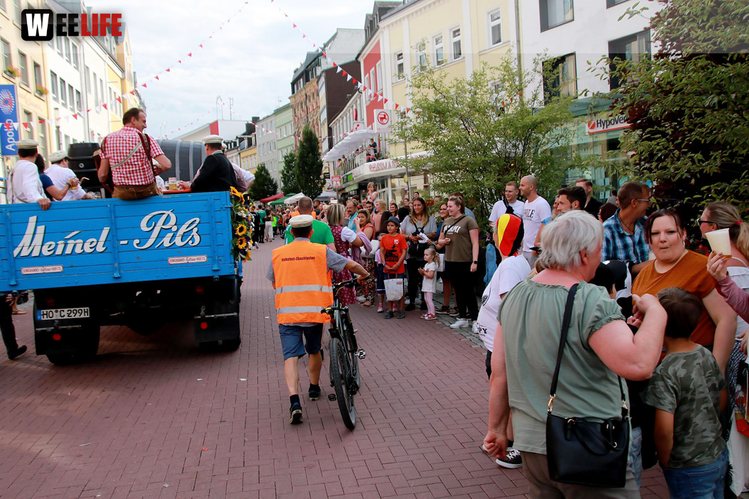 Hofer Volksfest Umzug 2022 Zuschauer