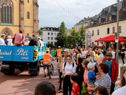 Hofer Volksfest Umzug 2022 Zuschauer – Foto 113