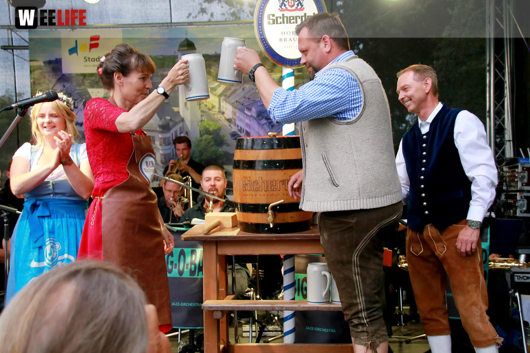 Hofer Volksfest 2022 Bieranstich