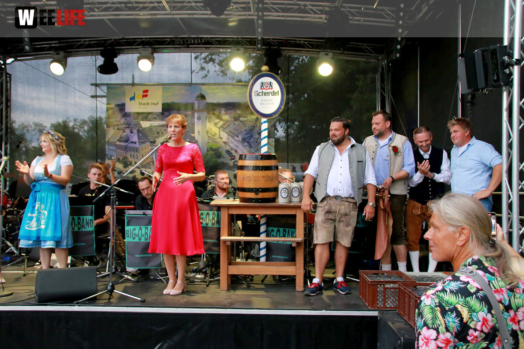 Hofer Volksfest 2022 Bieranstich