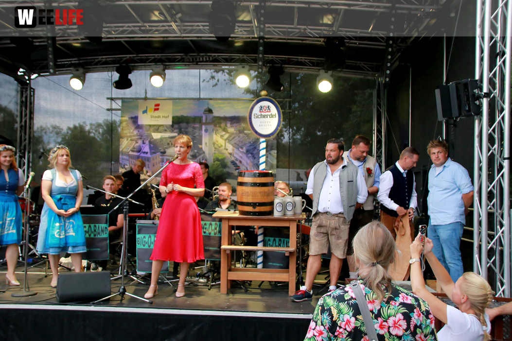 Hofer Volksfest 2022 Bieranstich