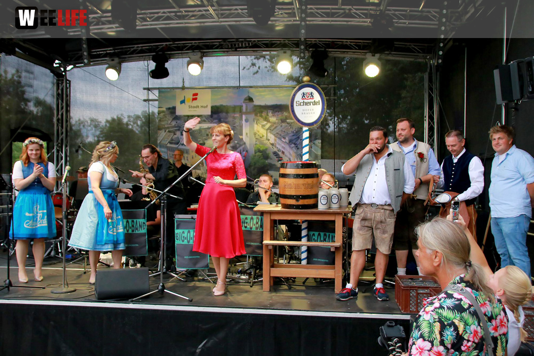 Hofer Volksfest 2022 Bieranstich