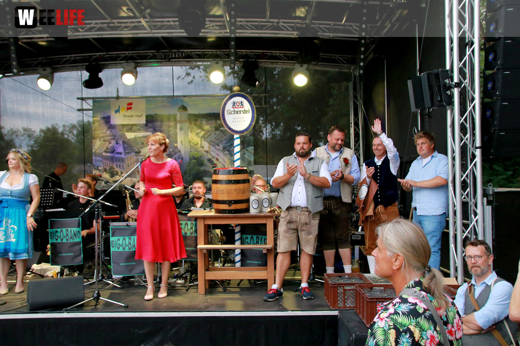 Hofer Volksfest 2022 Bieranstich