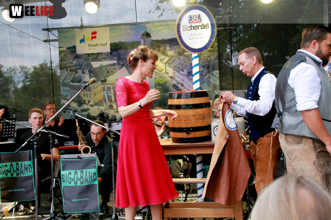 Hofer Volksfest 2022 Bieranstich