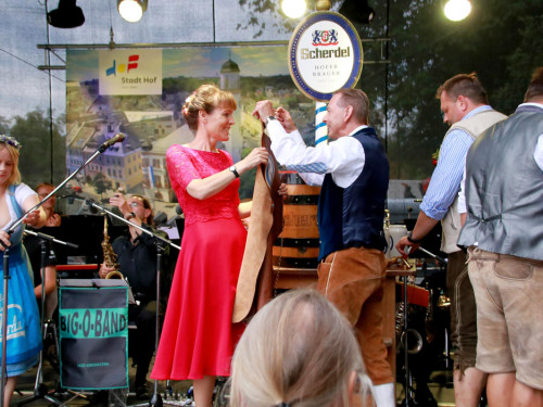 Hofer Volksfest 2022 Bieranstich – Foto 16