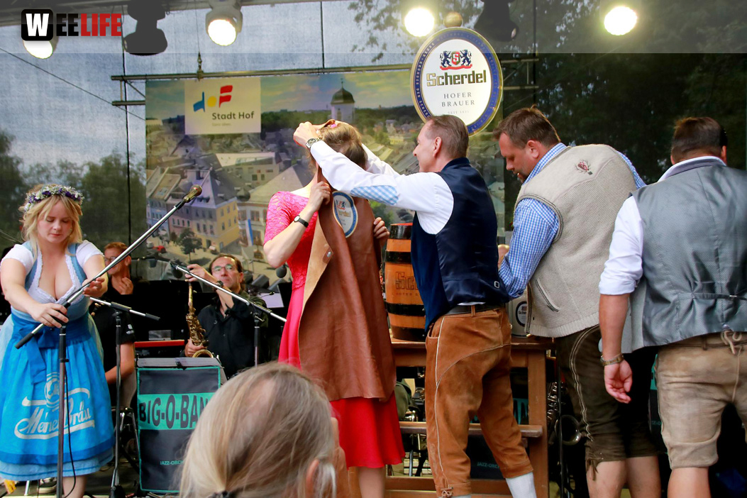 Hofer Volksfest 2022 Bieranstich