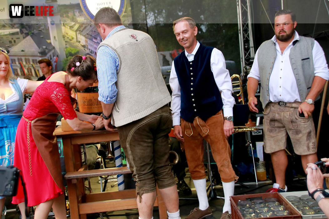 Hofer Volksfest 2022 Bieranstich