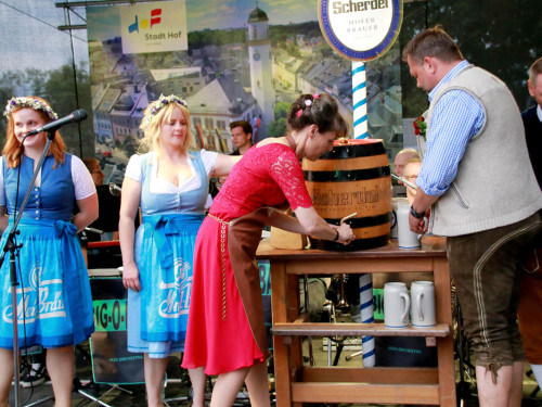 Hofer Volksfest 2022 Bieranstich – Foto 21