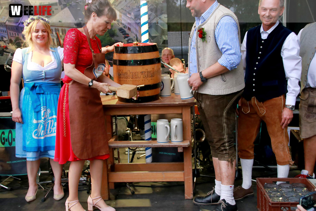 Hofer Volksfest 2022 Bieranstich