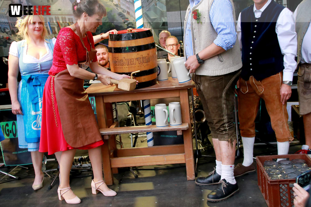 Hofer Volksfest 2022 Bieranstich
