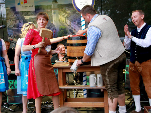 Hofer Volksfest 2022 Bieranstich – Foto 28