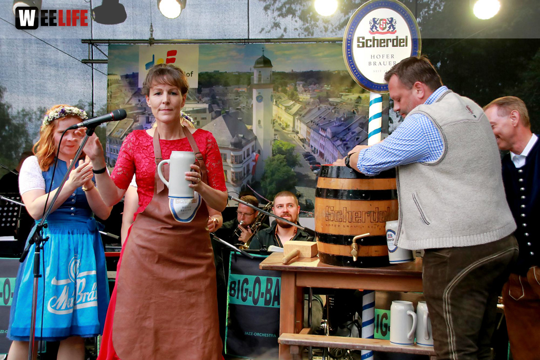 Hofer Volksfest 2022 Bieranstich