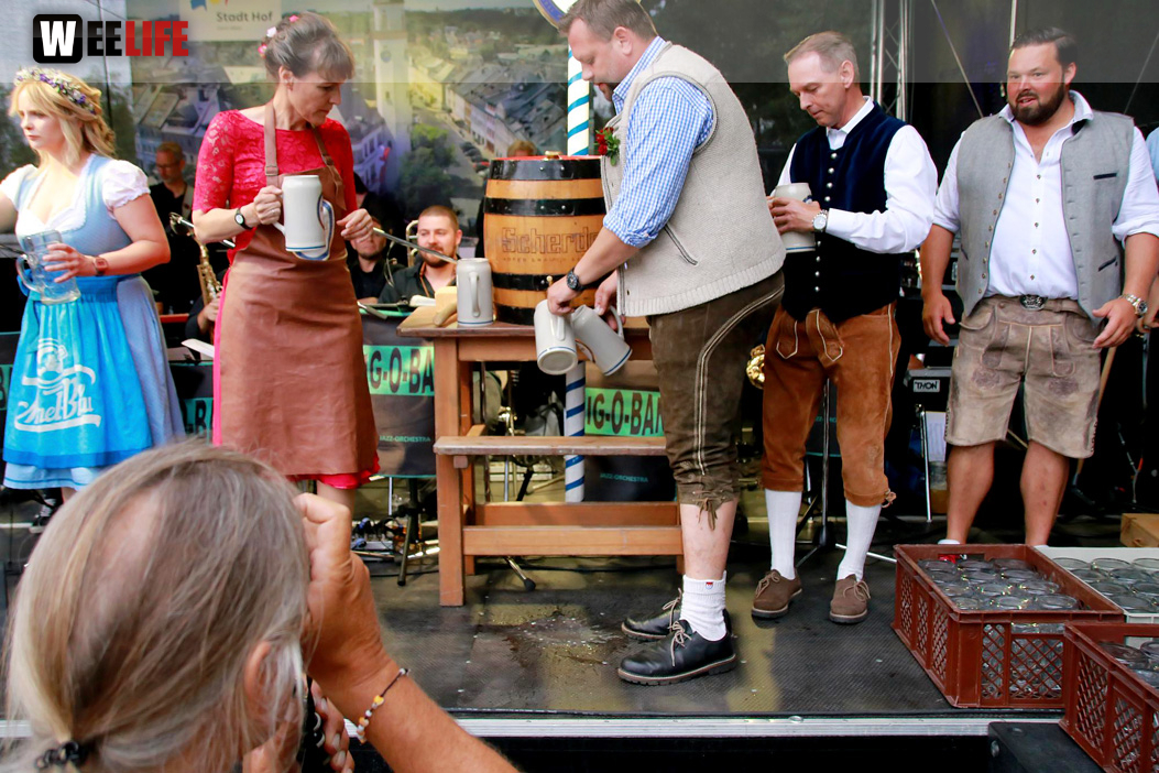 Hofer Volksfest 2022 Bieranstich