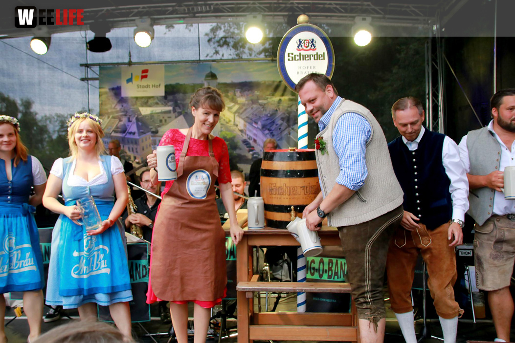 Hofer Volksfest 2022 Bieranstich
