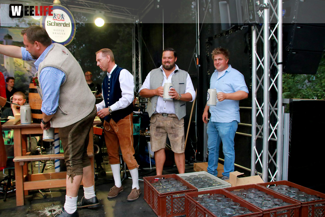 Hofer Volksfest 2022 Bieranstich