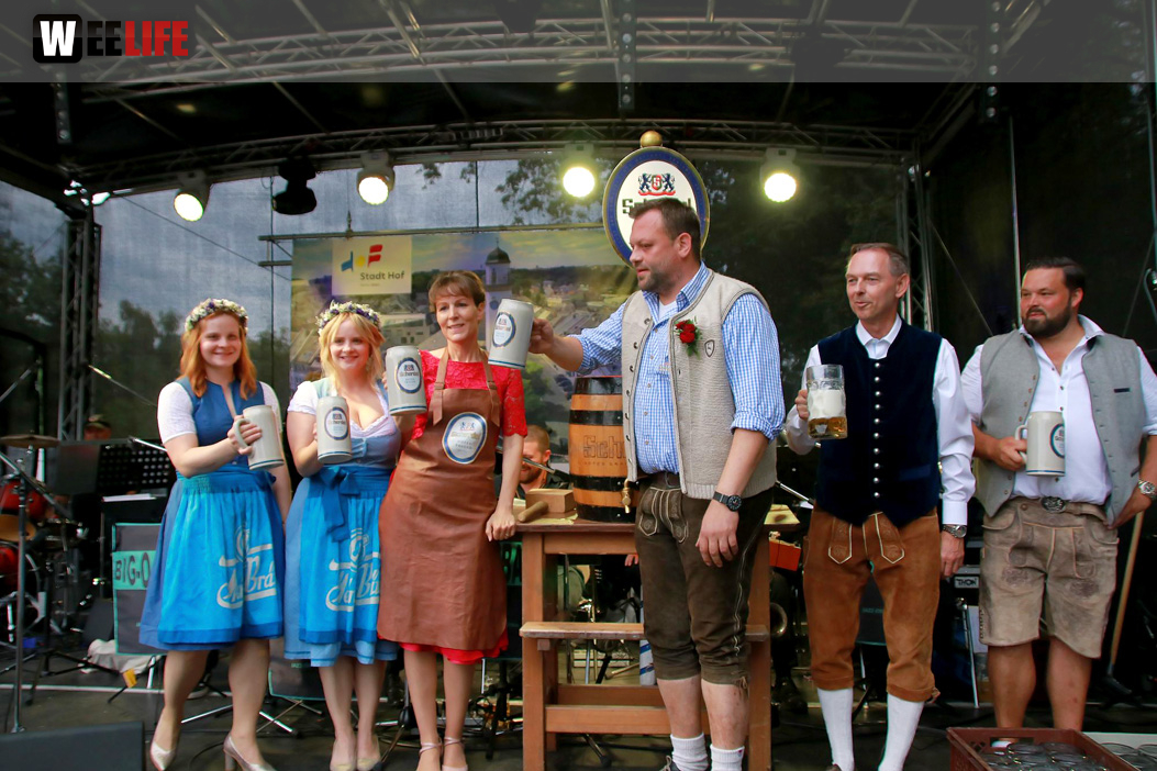 Hofer Volksfest 2022 Bieranstich