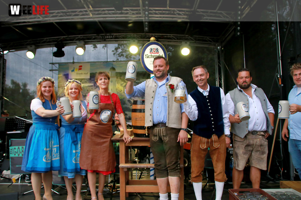 Hofer Volksfest 2022 Bieranstich