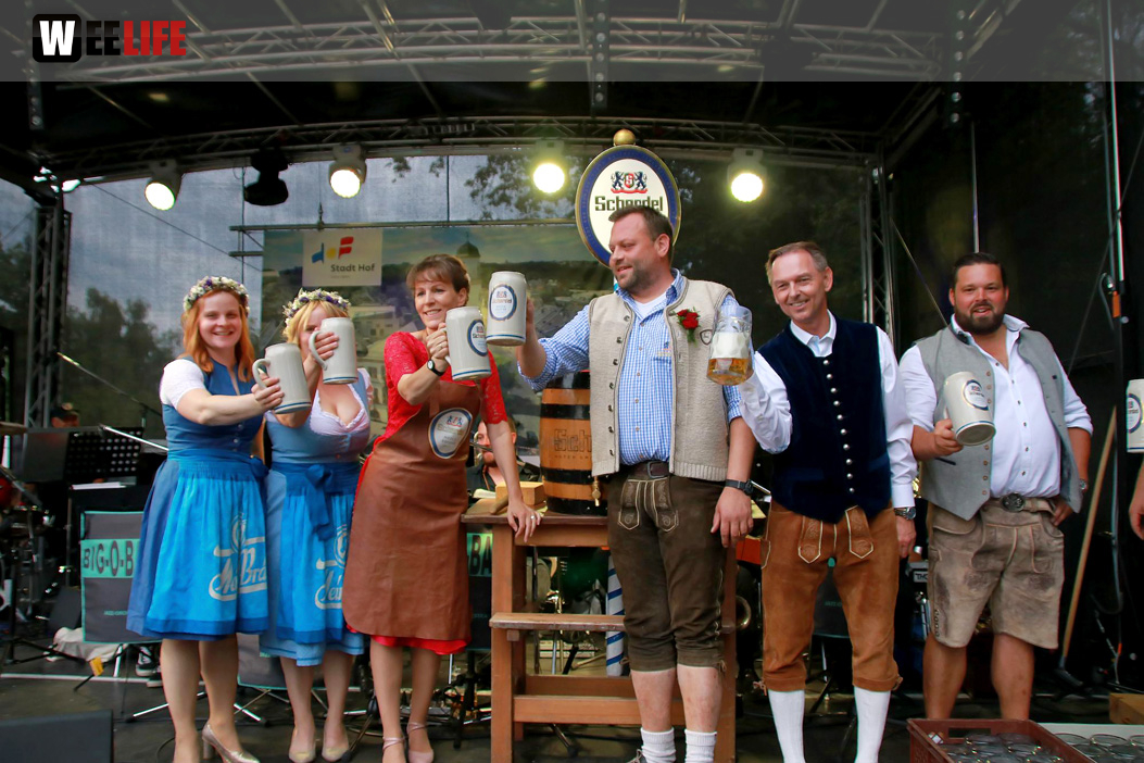 Hofer Volksfest 2022 Bieranstich