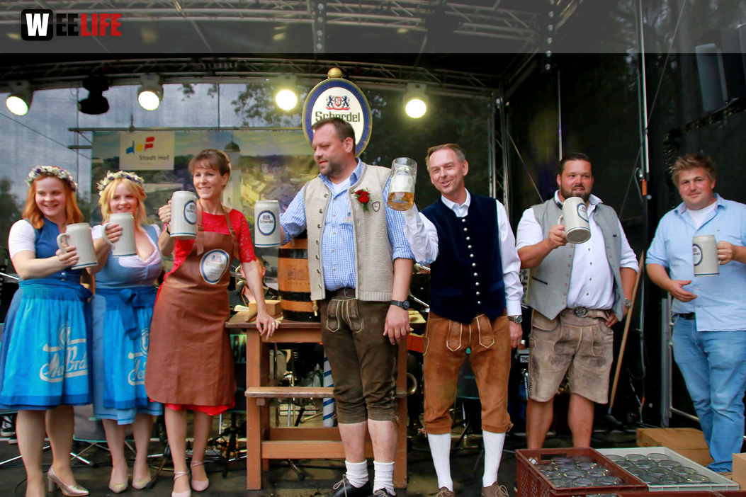 Hofer Volksfest 2022 Bieranstich
