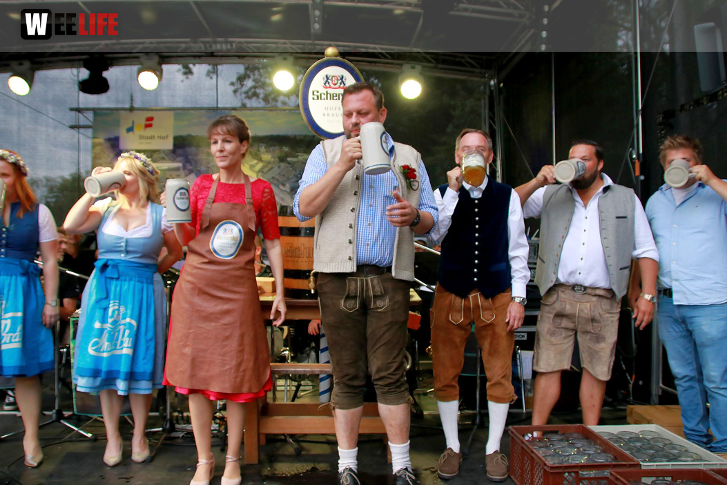 Hofer Volksfest 2022 Bieranstich