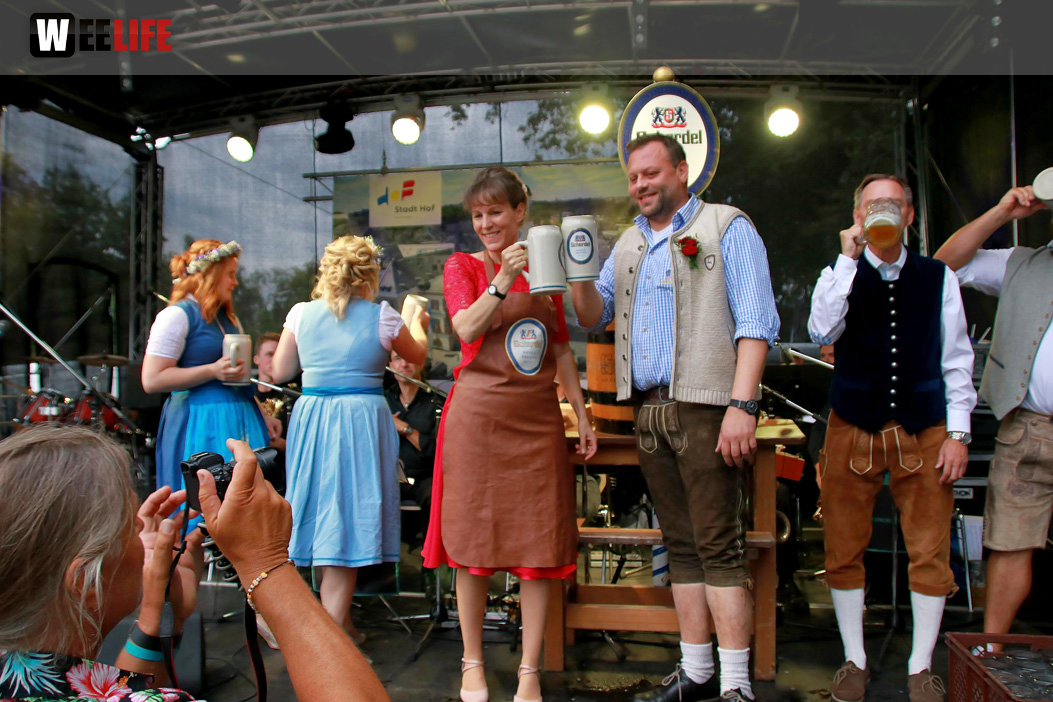 Hofer Volksfest 2022 Bieranstich