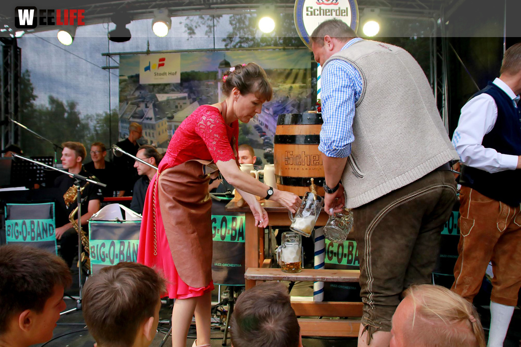 Hofer Volksfest 2022 Bieranstich