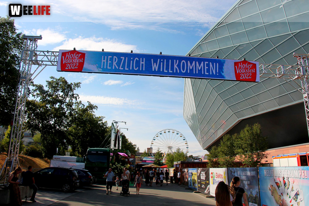 Hofer Volksfest 2022 Nachmittag mit Play again Sam light 5.8.22